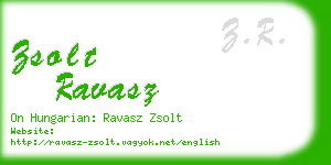 zsolt ravasz business card